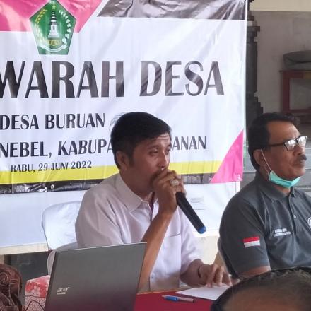 MUSYAWARAH DESA PERENCANAANDI DESA BURUAN